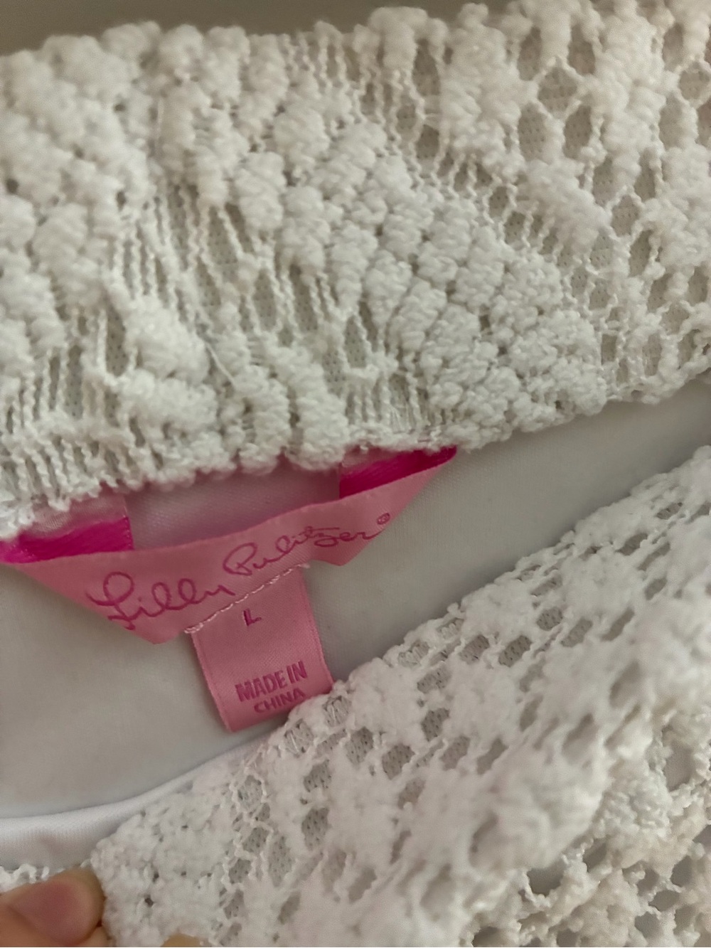 Lilly Pulitzer Mansi Lace Crop Top, Maxi Skirt set top medium skirt large EUC - Picture 9 of 11